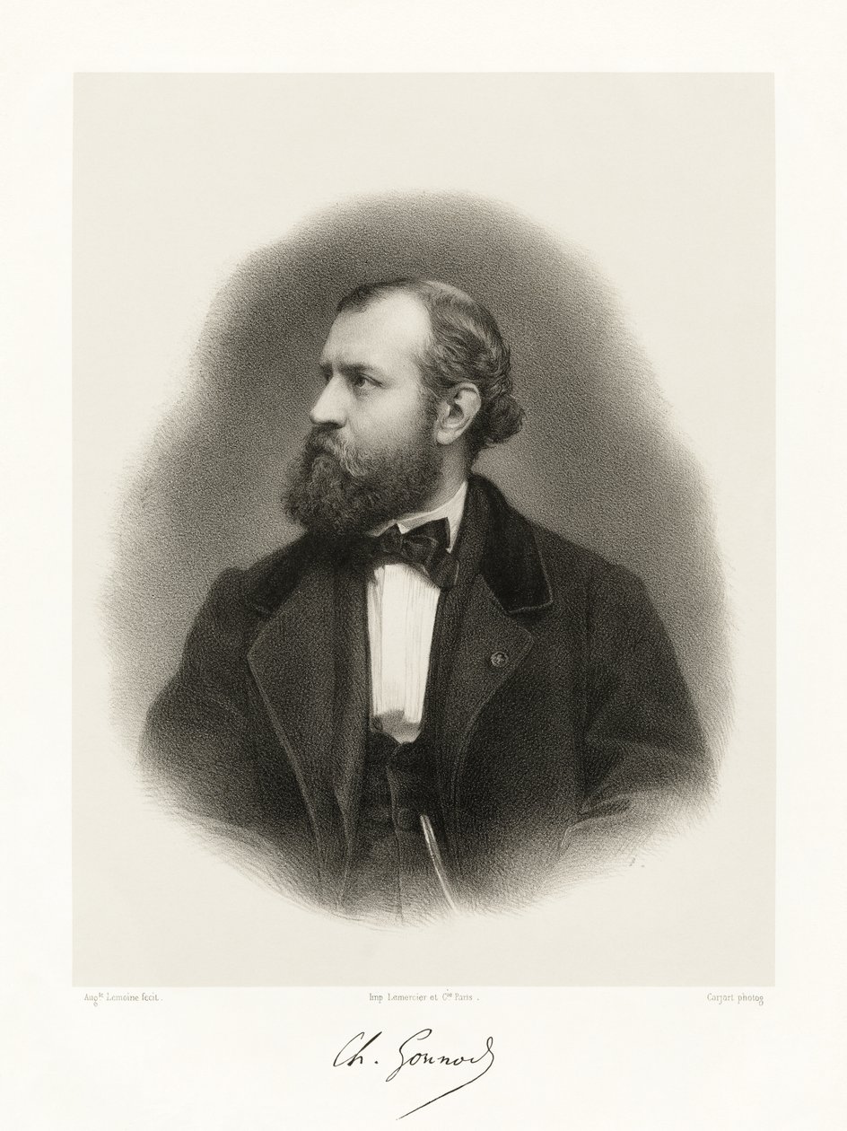 تشارلز جونود ، 1865-1866 بواسطة أوغست تشارلز ليموين