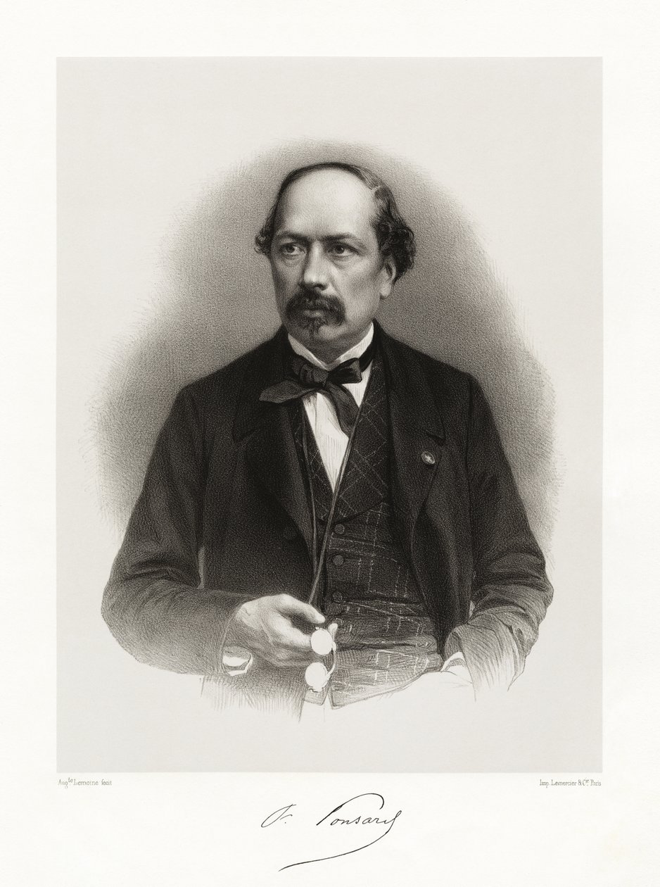 فرانسوا بونسارد ، 1865-66 بواسطة أوغست تشارلز ليموين