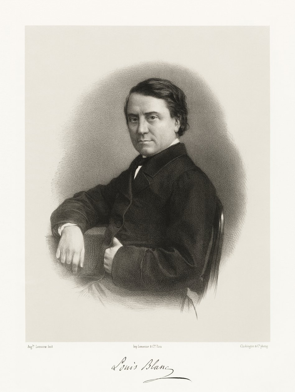 لويس بلانك ، 1865-66 بواسطة أوغست تشارلز ليموين
