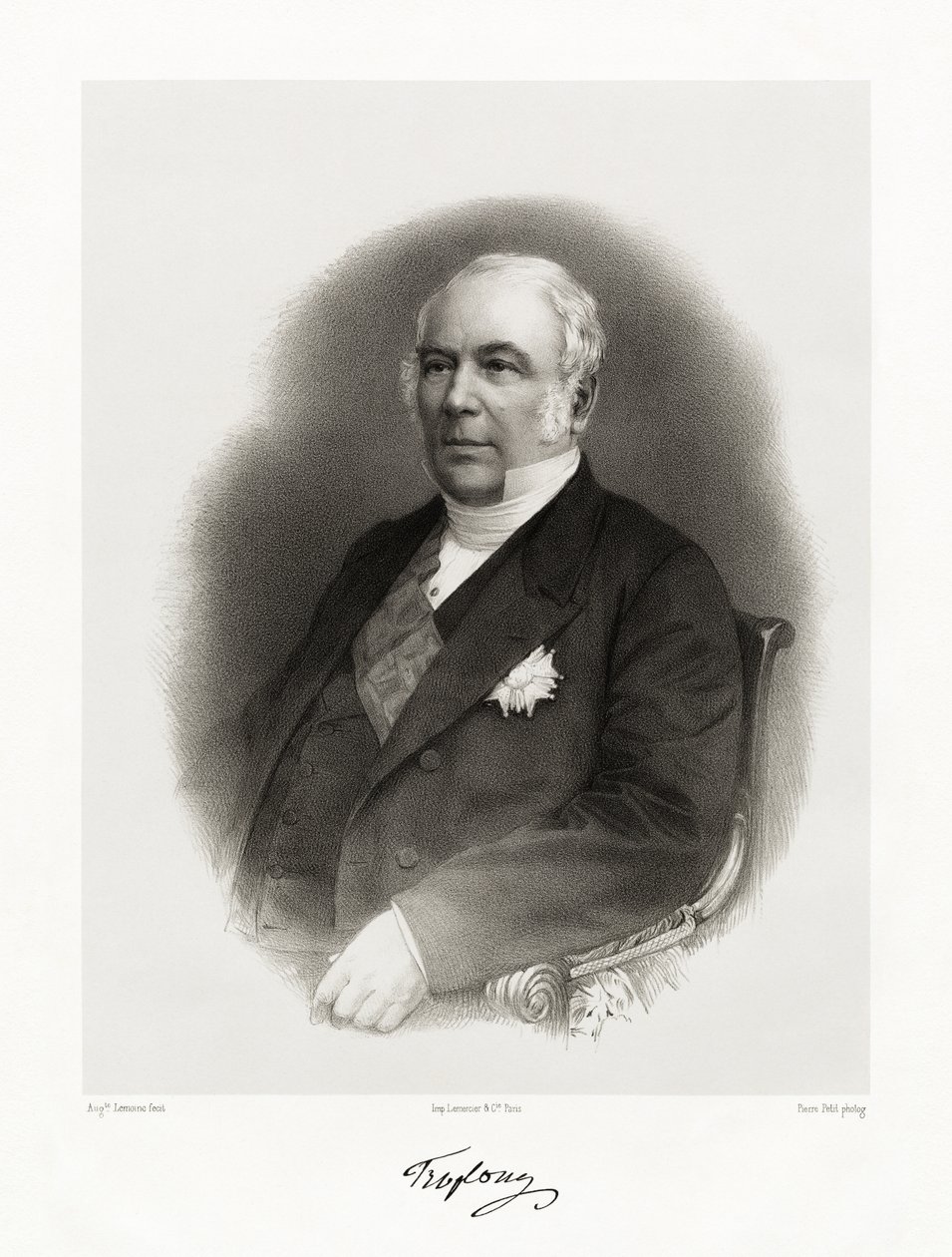 ريمون تيودور تروبلونج ، 1865-1866 بواسطة أوغست تشارلز ليموين