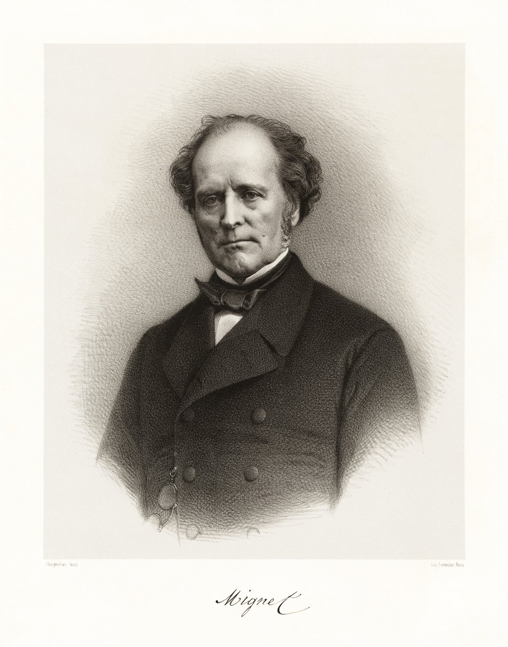 فرانسوا أوغست الكسيس ميني ، 1865-1866 بواسطة أوغست شاربينتييه