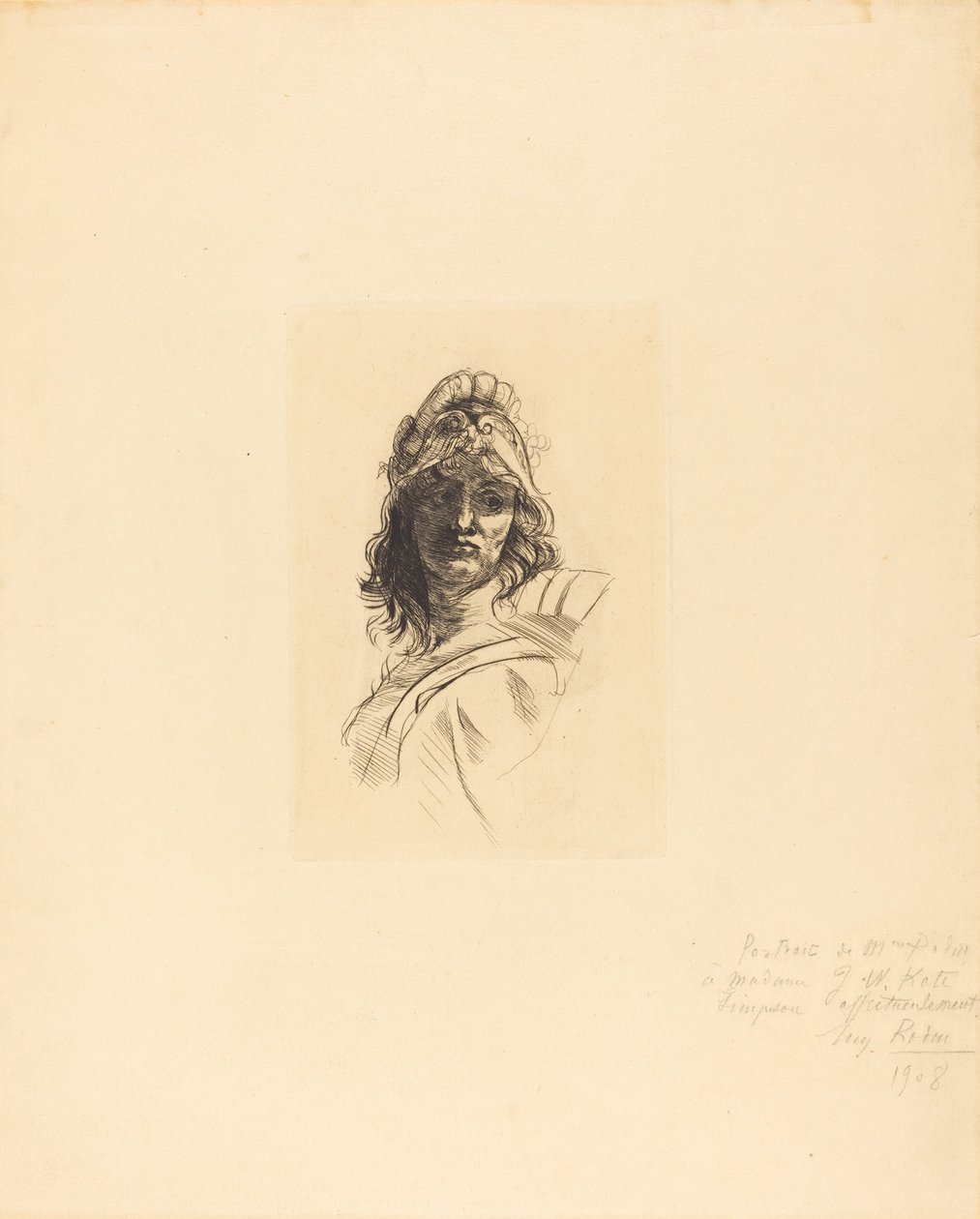 Buste de Bellone بواسطة أوغست رودين