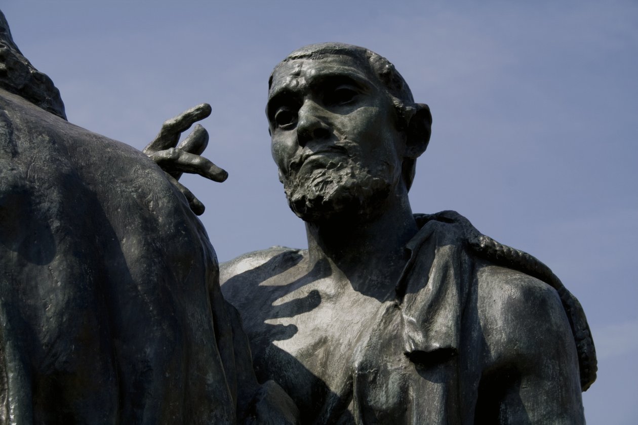 تفاصيل Burghers of Calais ، مكتمل 1889 برونزية انظر 340531 بواسطة أوغست رودين