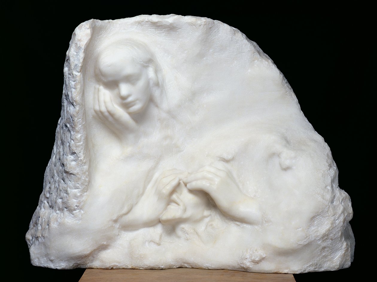 الرؤية الأخيرة ، أو نجمة الصباح ، 1903 (رخام) بواسطة أوغست رودين