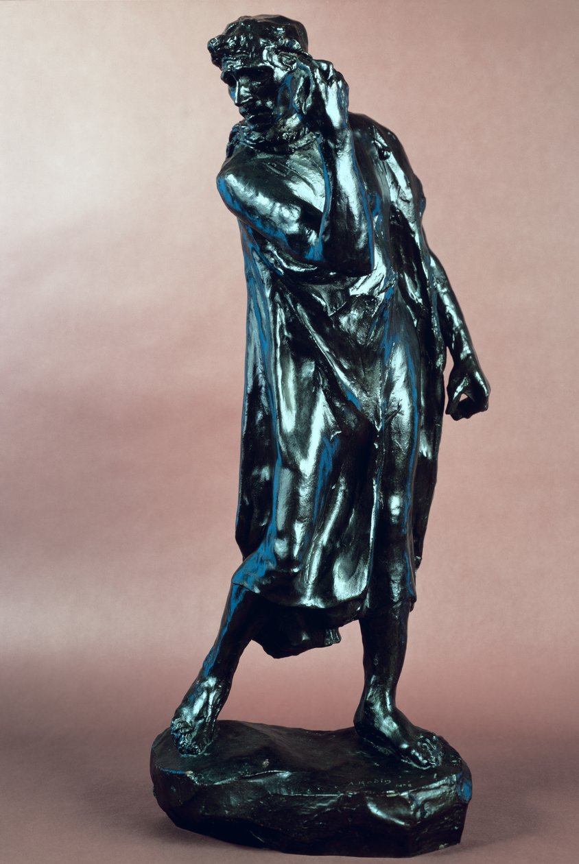 دراسة لبيير دي ويسانت ، من برغر كاليه ، c.1905-10 (برونزية) بواسطة أوغست رودين