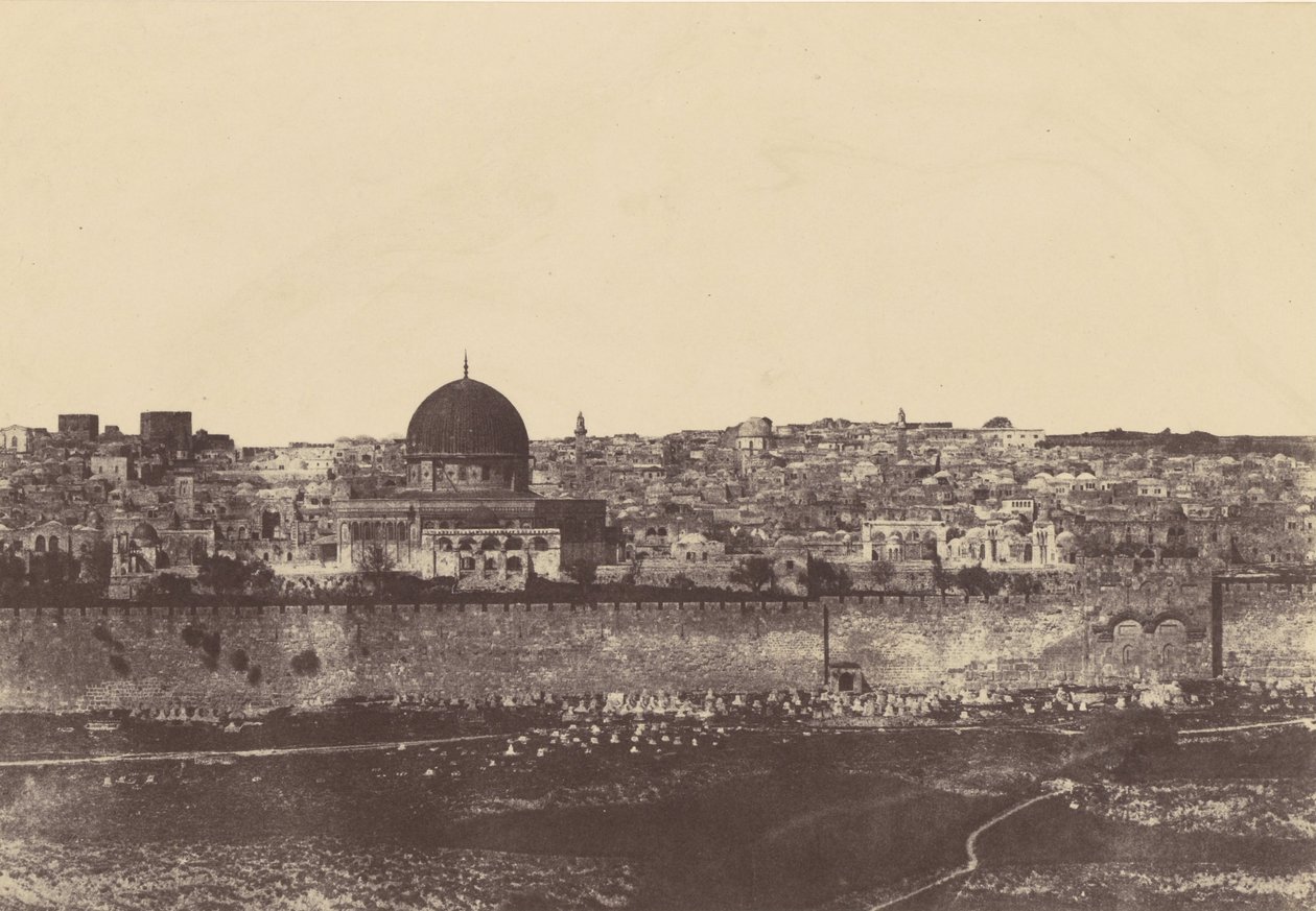 القدس. أسباب المعبد. منظر عام للوجه الشرقي. ص 2 بواسطة أوغست سالزمان