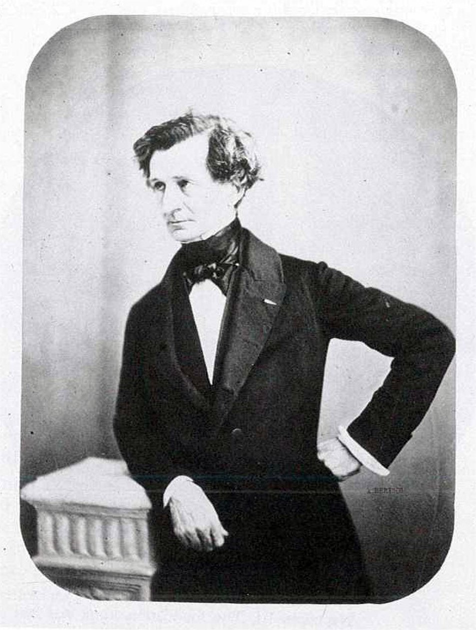 صورة هكتور برليوز ، c.1850s بواسطة أوغست أدولف بيرتش