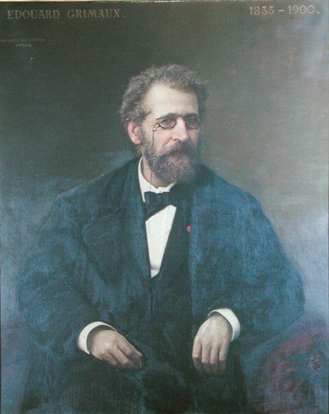 Edouard Grimaux (1835-1900) (زيت على قماش) بواسطة أوغست الكسندر هيرش
