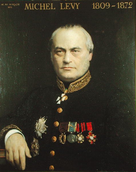 ميشيل ليفي (1809-1872) 1893 (زيت على قماش) بواسطة أوغست الكسندر هيرش
