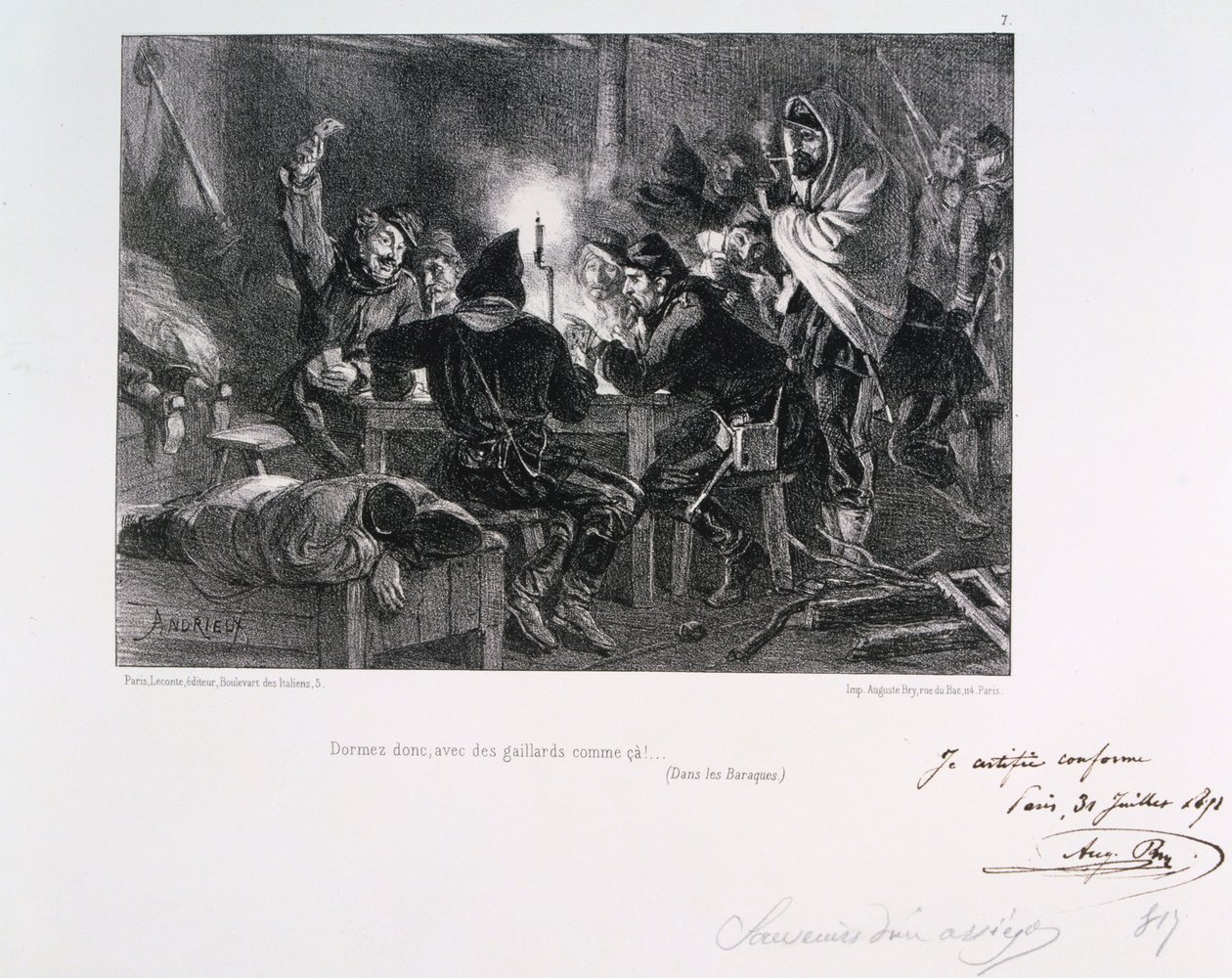 لذا نمت مع زملائك من هذا القبيل! ، حصار باريس ، 1870-1871 1871 بواسطة أوغست بري