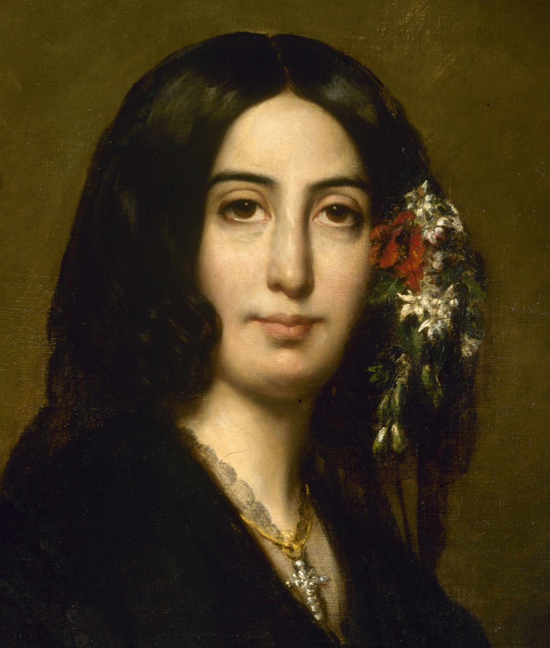 صورة لجورج ساند ، ج. 1837. بواسطة أوغست شاربينتييه