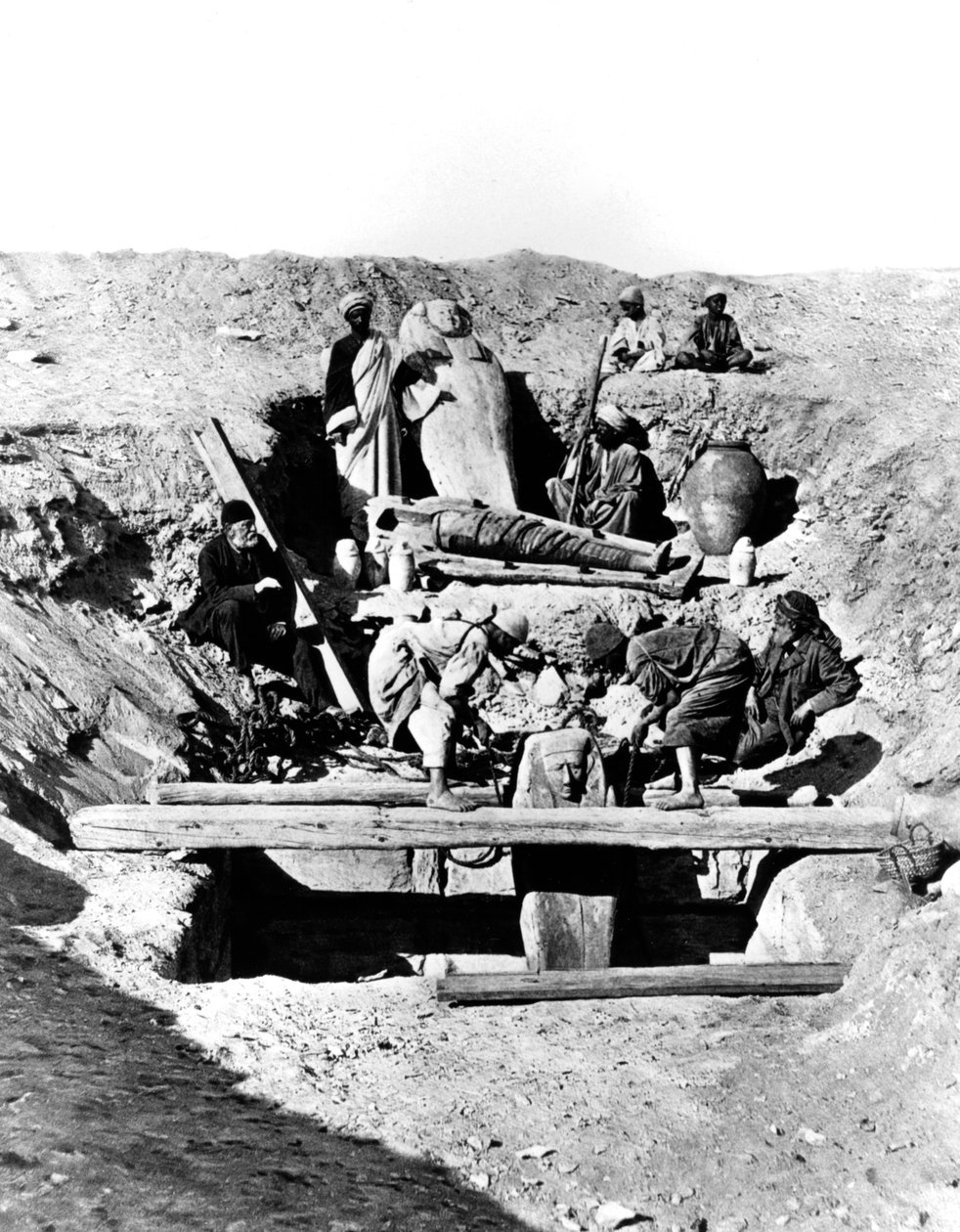 ممفيس سقارة ، مصر ، 1893 بواسطة أوغست إدوارد مارييت