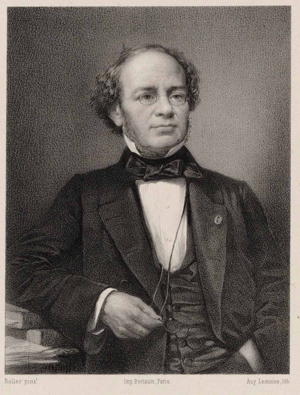 صورة للمؤلف جاك فرومينتال هاليفي 1799-1862. بواسطة أوغست ليموين