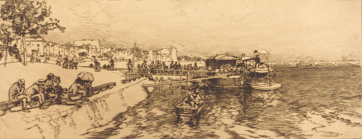 رصيف بيرسي إمباركاديري ، كواي دي بيرسي ، 1891. بواسطة أوغست ليبير
