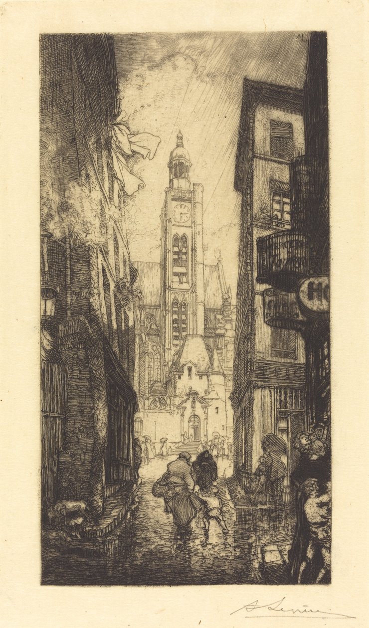 Rue de la Montagne-Sainte-Genevieve ، باريس بواسطة أوغست ليبير