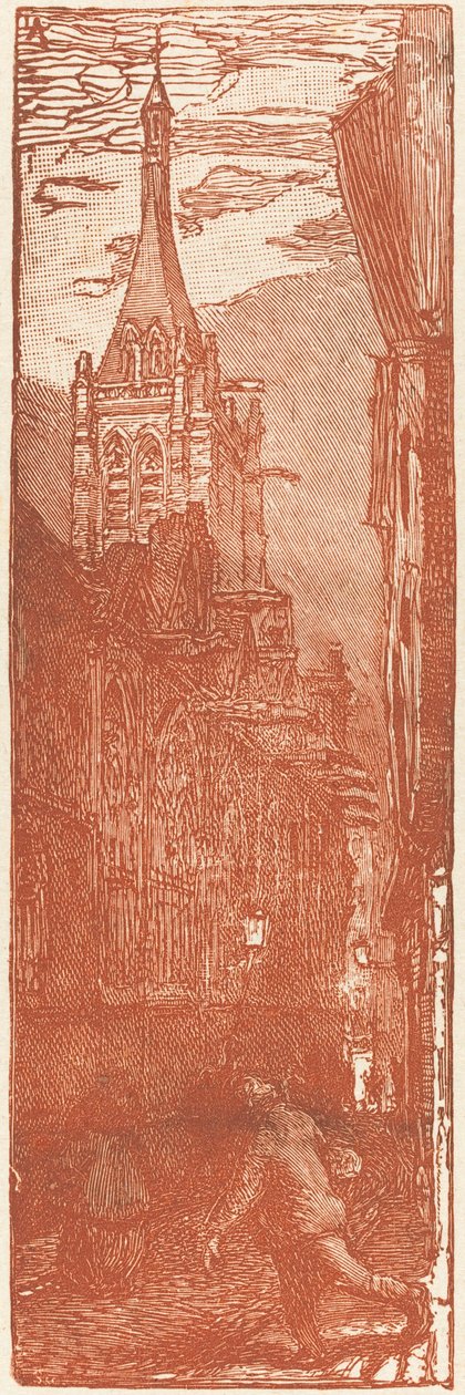 Saint-Severin ، نُشرت عام 1901. بواسطة أوغست ليبير