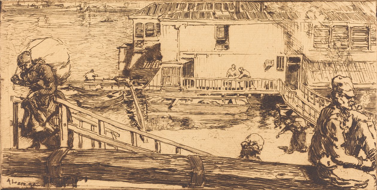 المغسلة ، المغسلة ، 1891. بواسطة أوغست ليبير