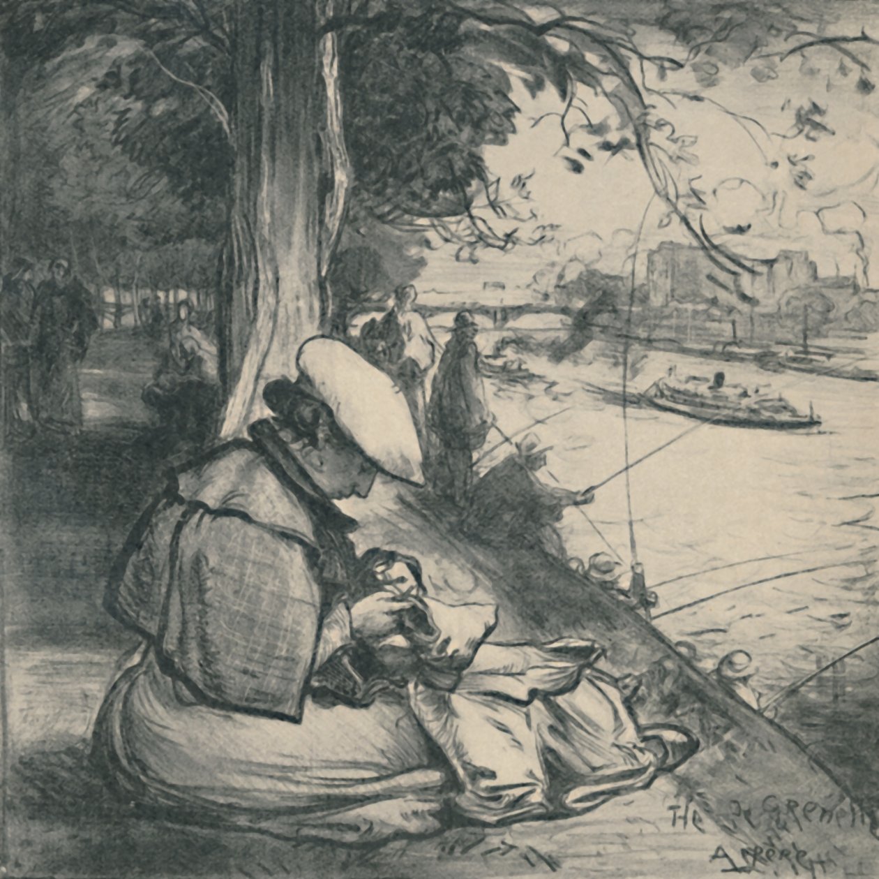 جزيرة البجع ، c1898 ، 1919 بواسطة أوغست لويس ليبيري