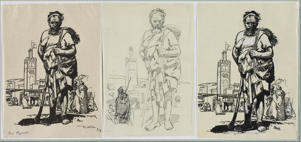 في المغرب ، 1914. بواسطة أوغست لويس ليبيري