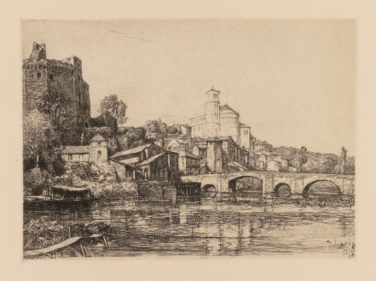 أوغست ليبيري: Clisson Loire-Maritime ، 1909. بواسطة أوغست لويس ليبيري