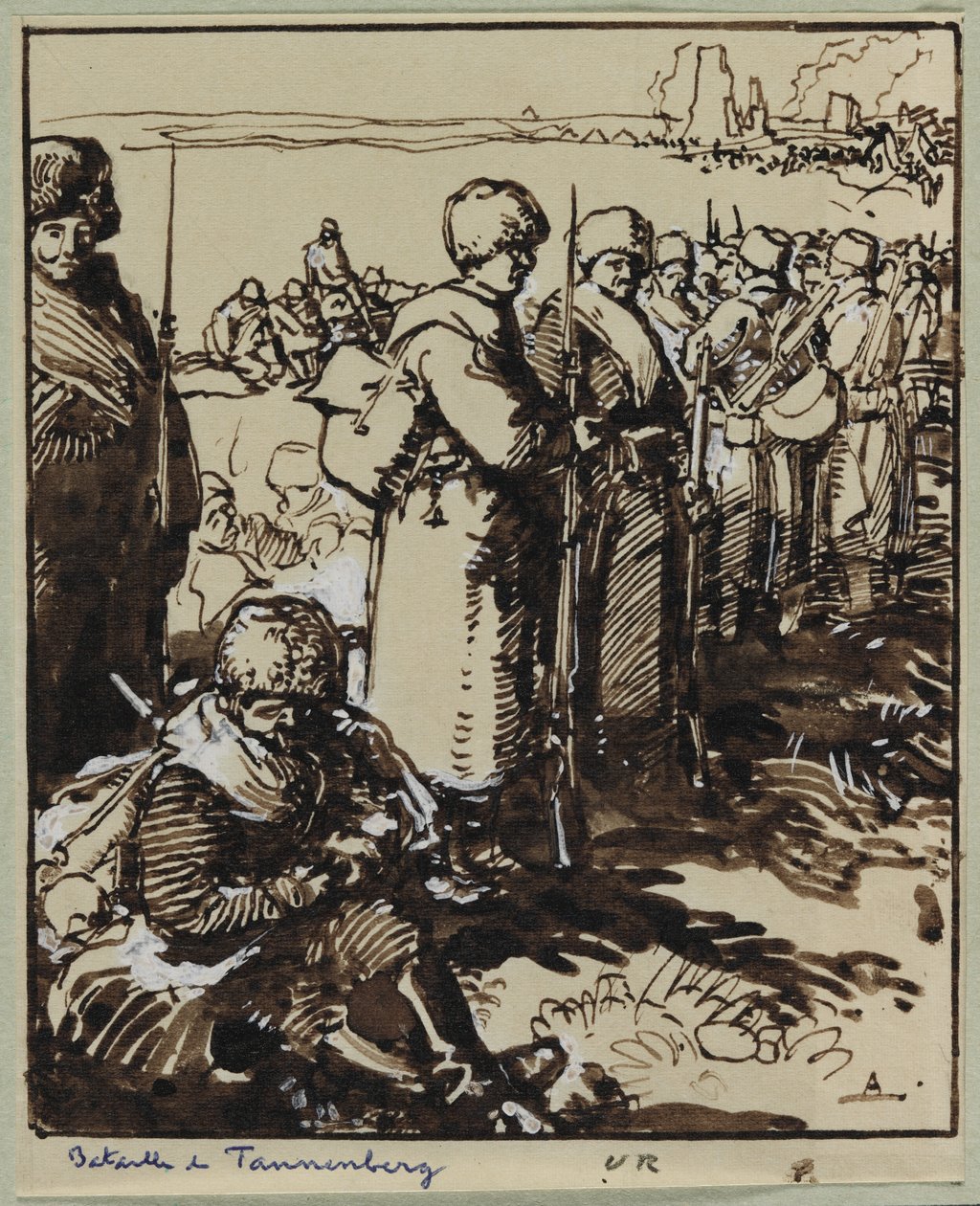 معركة تانينبرغ ، 1914. بواسطة أوغست لويس ليبيري