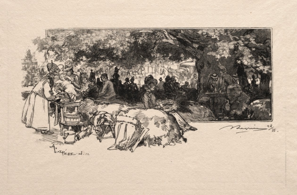 كانتين دي لا مير بيكارد ، 1888. بواسطة أوغست لويس ليبيري