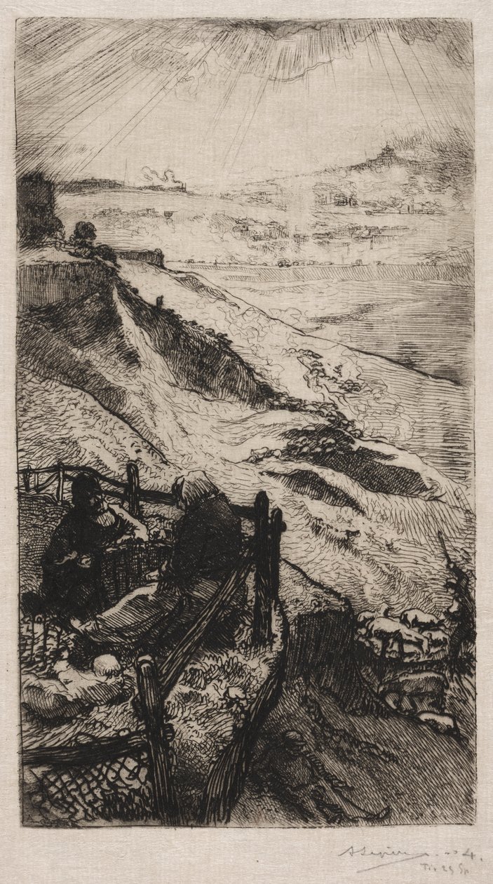 Carrieres dAérique بالقرب من باريس ، 1898. بواسطة أوغست لويس ليبيري