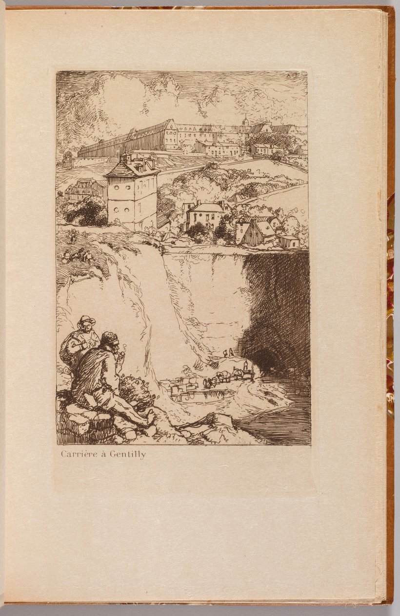 كتالوج معرض أغسطس Lepère: Carrière à Gentilly ، 1908. بواسطة أوغست لويس ليبيري