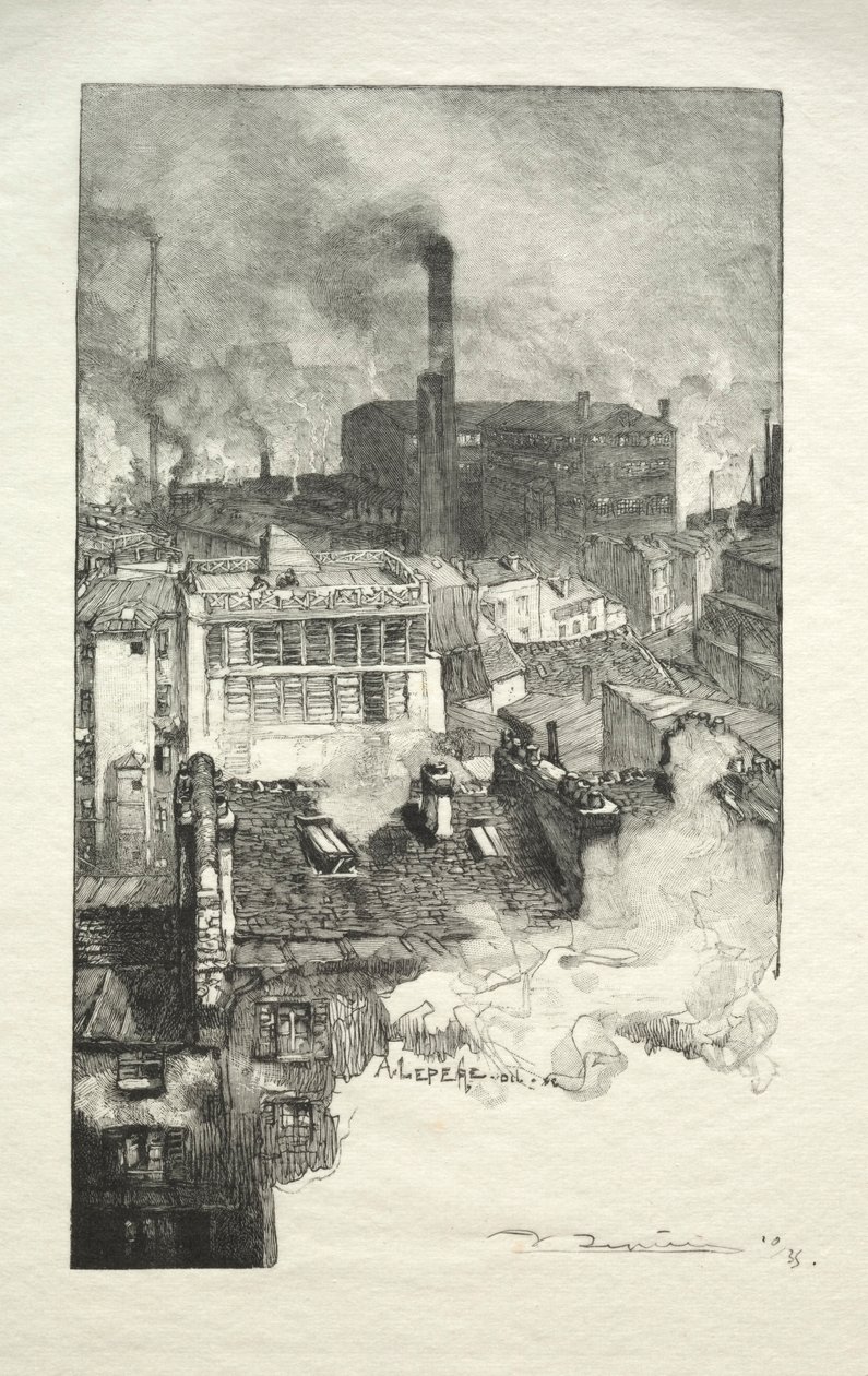 منطقة جوبيلينز ، 1889. بواسطة أوغست لويس ليبيري