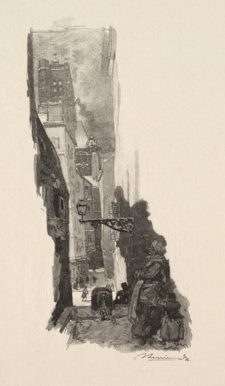 Rue Grenier sur l'Eau بواسطة أوغست لويس ليبيري