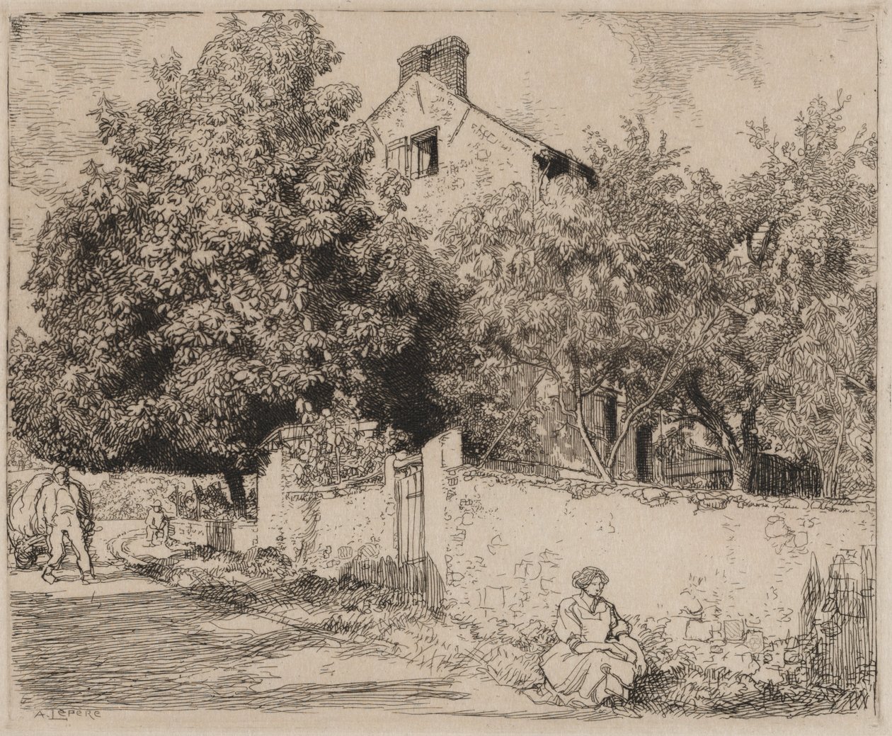 بيت المدام ب. ، 1915. بواسطة أوغست لويس ليبيري
