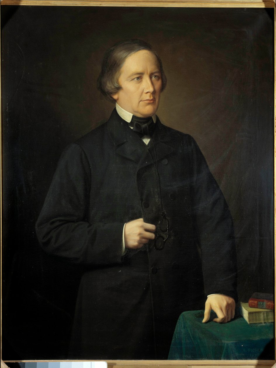 صورة تشارلز فوربس ، كونت مونتاليمبيرت (1810-1870) صحفي وسياسي رسم بواسطة أوغست بيشون (1805-1900). 1879. بواسطة أوغست بيشون