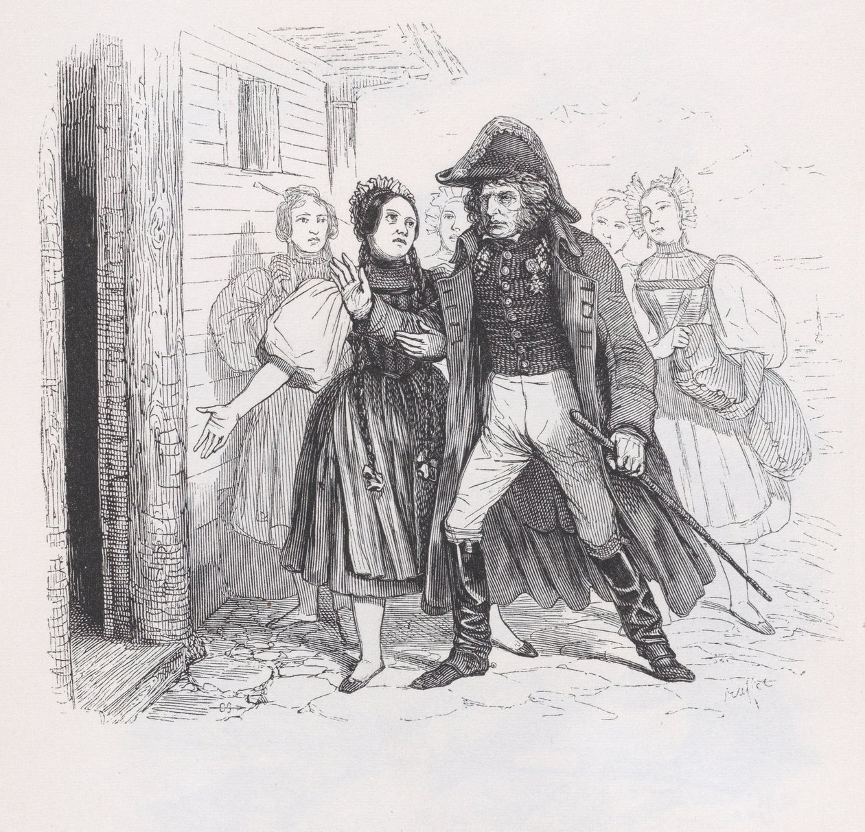 المنفيون من الأعمال الكاملة ل Béranger ، 1836. بواسطة أوغست رافت