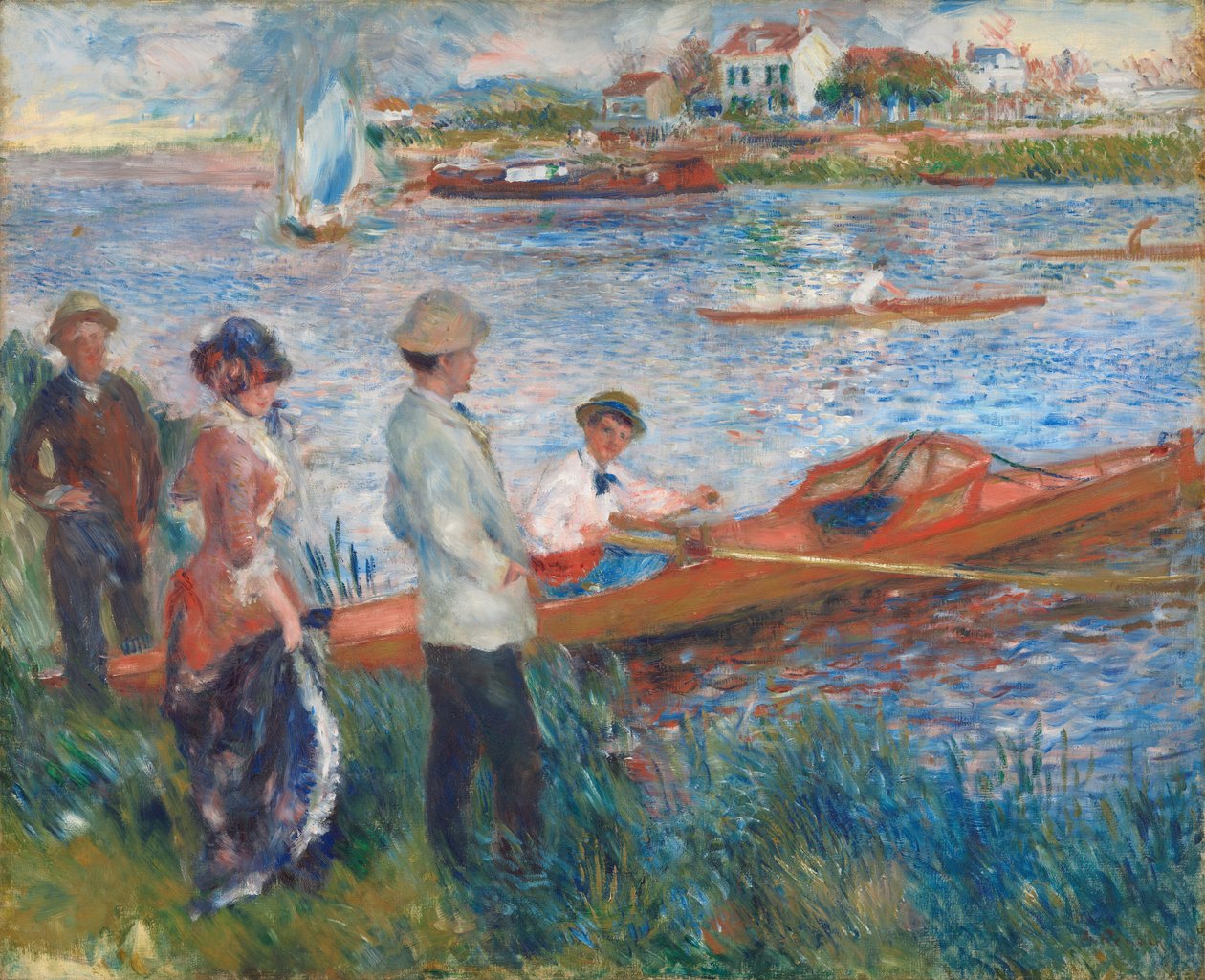 Oarsmen في Chatou بواسطة أوغست رينوار