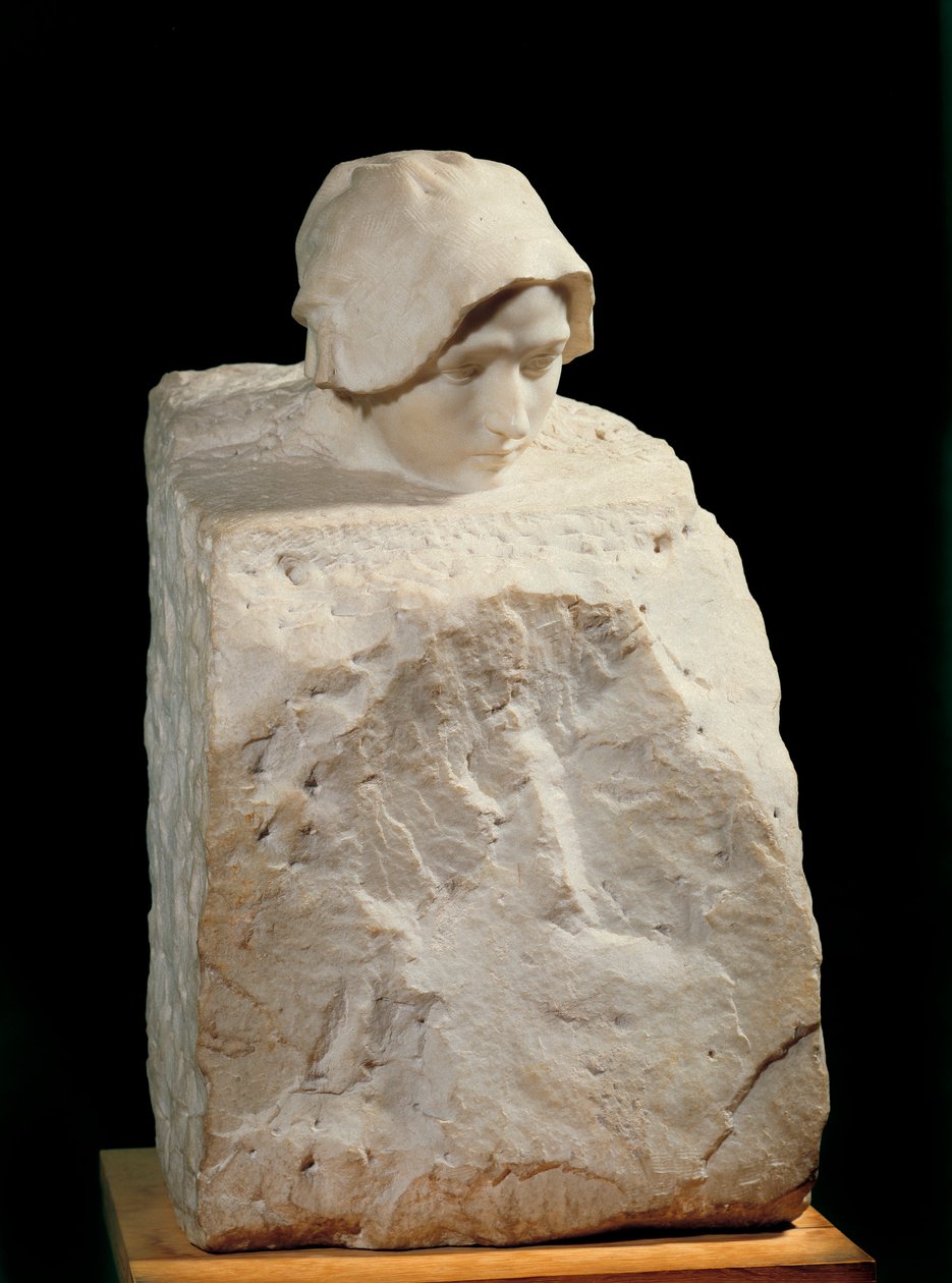 نحت الفكر لأوغست رودين (1840-1917) 1886-1889 باريس ، متحف رودين بواسطة أوغست رودين