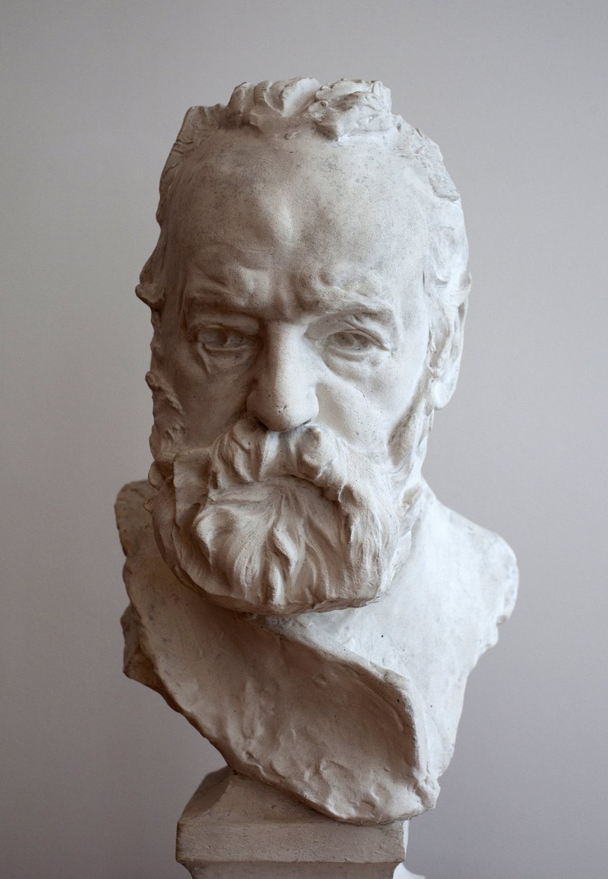 صورة تمثال نصفي لفيكتور هوغو (1802-1885). جص أوغست رودين (1840-1917) بواسطة أوغست رودين