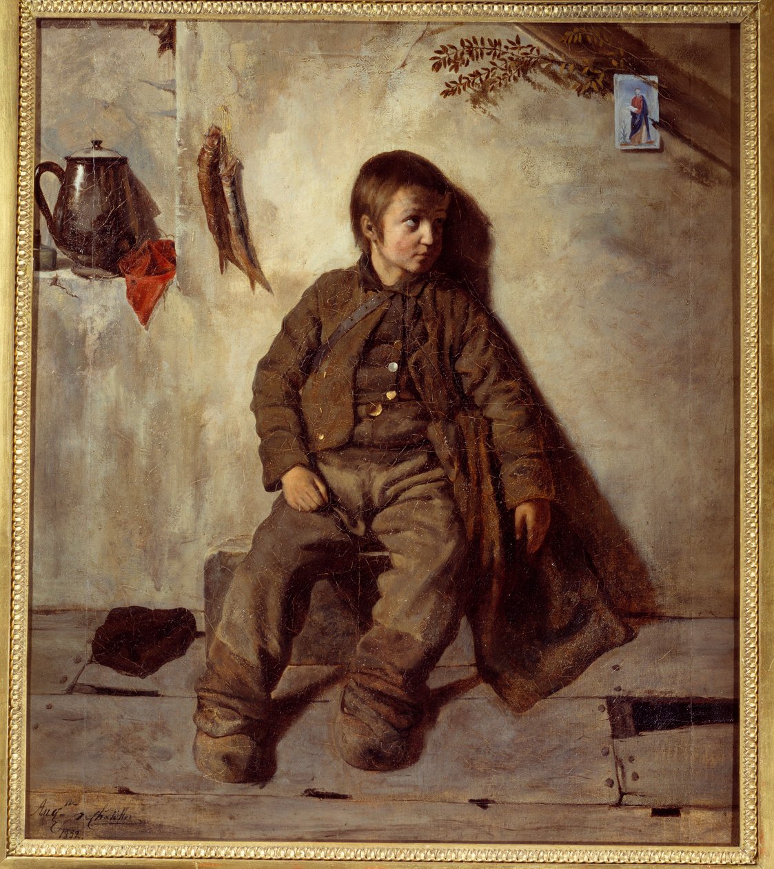 لوحة مدخنة سافويارد بواسطة أوغست دي شاتيلون (1813-1881) بواسطة أوغست دي شاتيلون