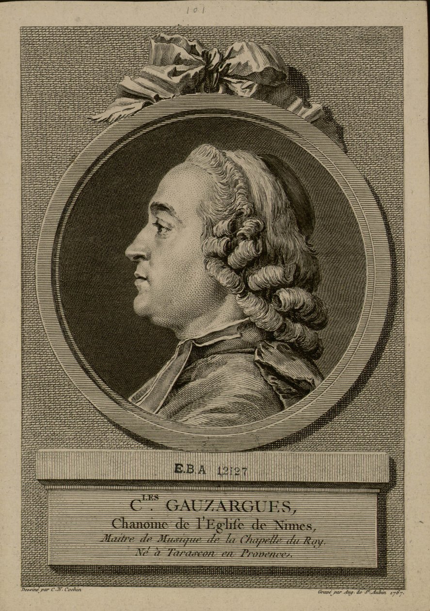 صورة لتشارلز جوزارج 1725-1799 ، 1767. بواسطة أوجستين سانت أوبين دي