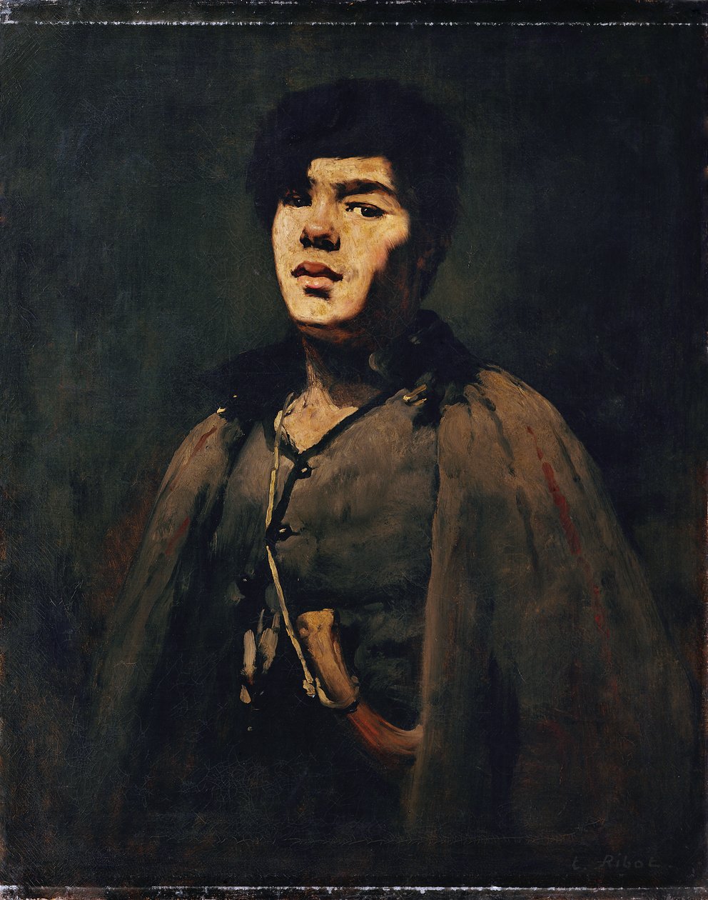 الراعي الشاب بواسطة Augustin Theodule Ribot