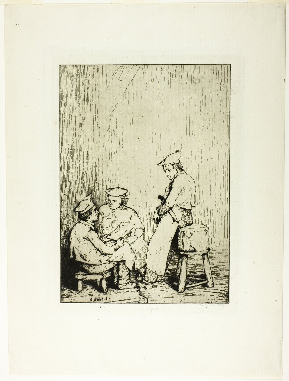 قائمة الطعام بواسطة Augustin Theodule Ribot