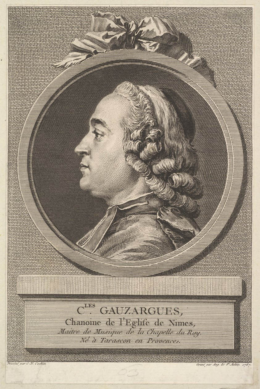 صورة لتشارلز جوزارج 1767. بواسطة أوغسطين دي سانت أوبين