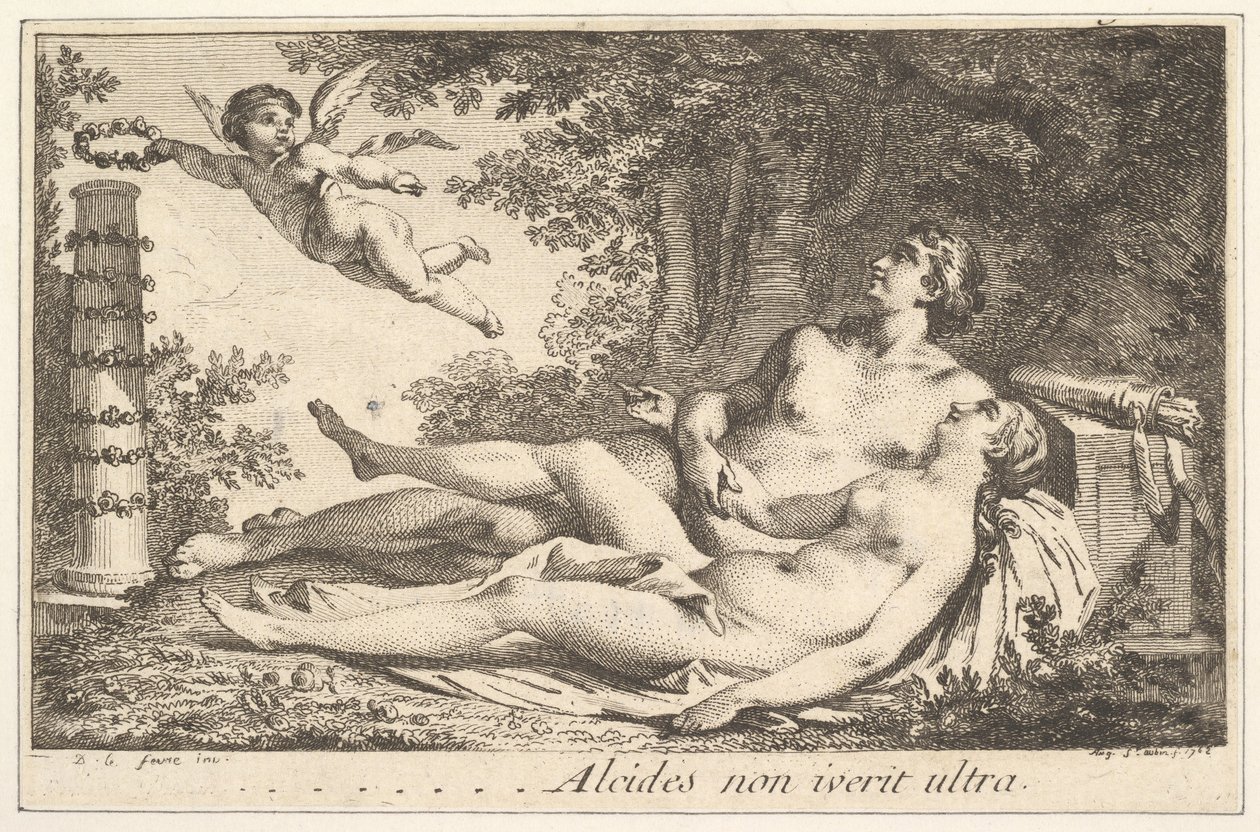 صورة مصغرة بجانب اسم أغسطس. de St. Aubin Vignette بجوار اسم Augustin de S ...، 1762. بواسطة أوغسطين دي سانت أوبين