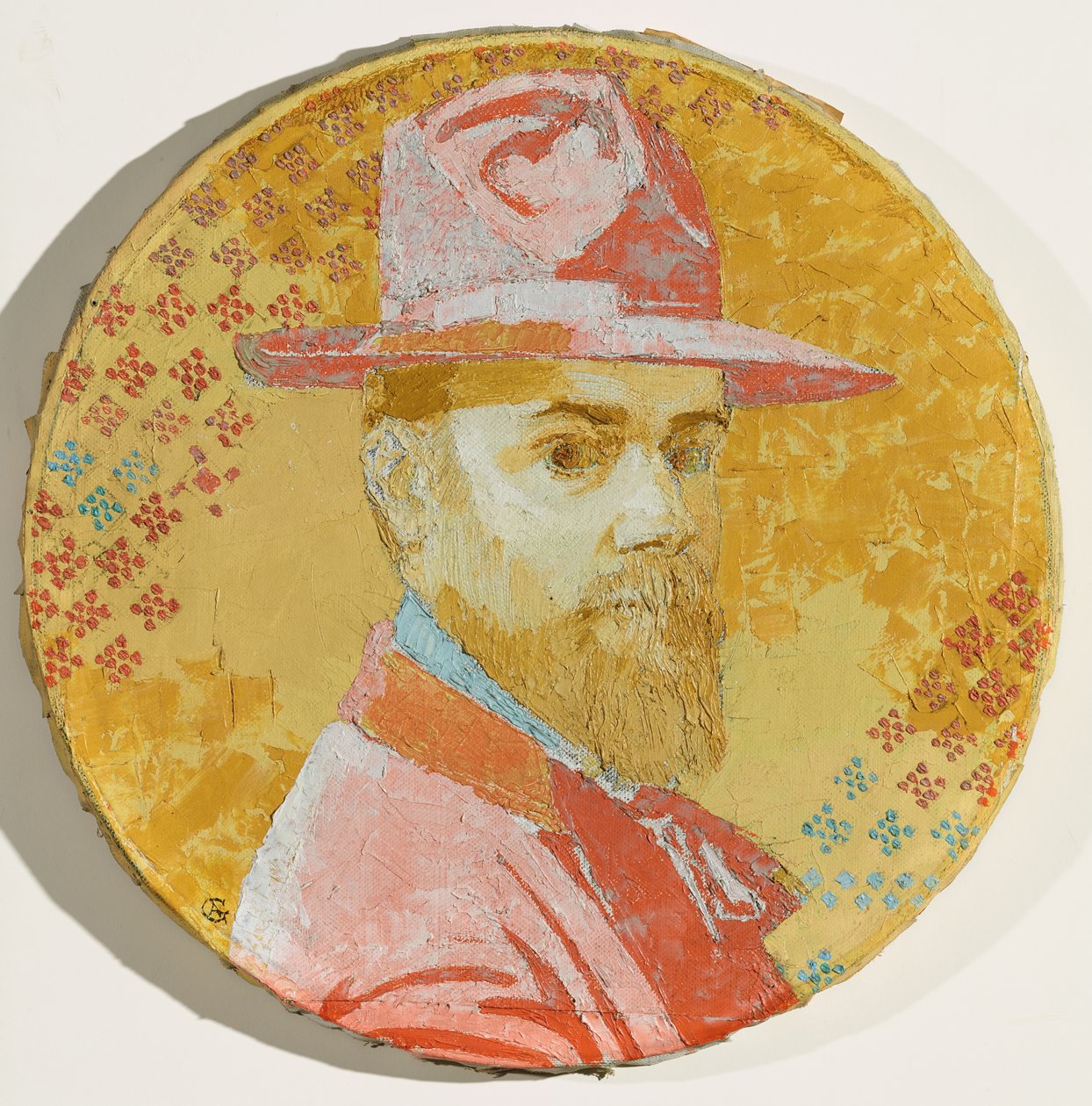 صورة ذاتية مع قبعة بواسطة أوغوستو جياكوميتي