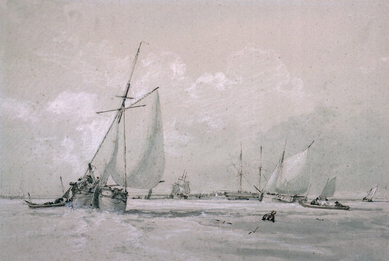 صفعة الصيد الكذب على (الرسم) بواسطة أوغستس وول Callcott