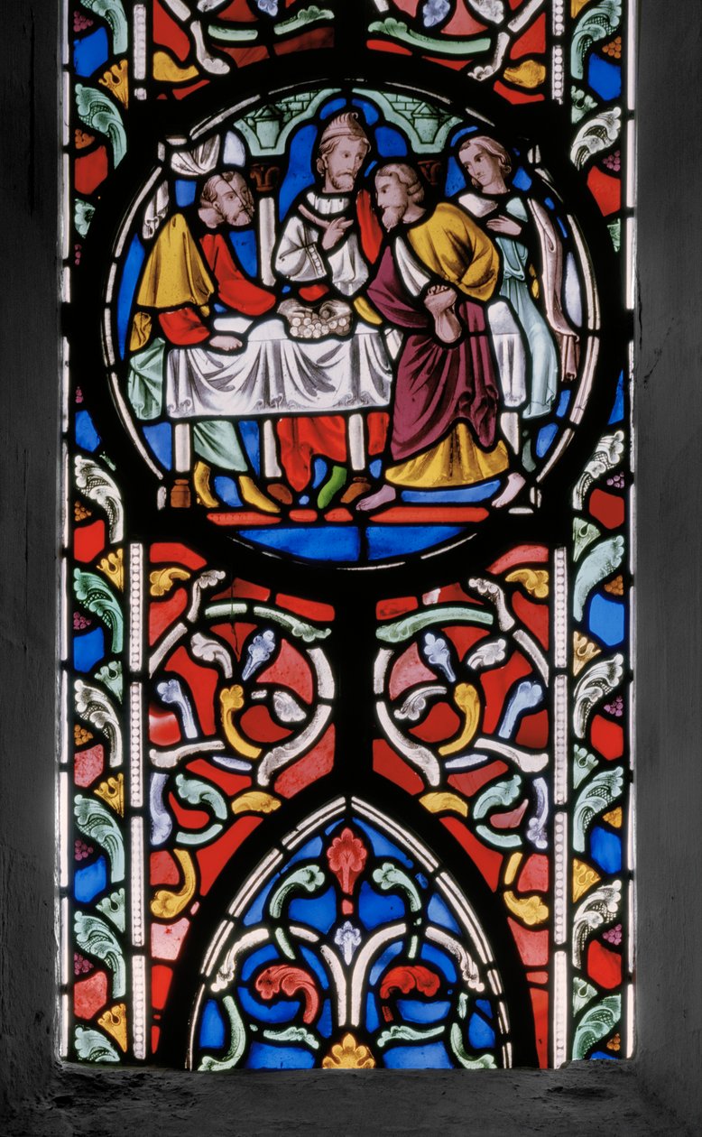 آلام المسيح ، النافذة الشرقية ، التفاصيل ، 1848-1850 بواسطة Augustus Welby Northmore Pugin