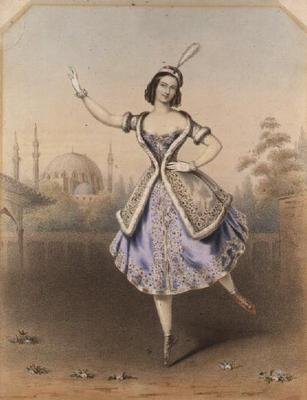 فاني سيريتو (1817-1909) في "لا ليتوانا" (الليثو) بواسطة أغسطس جول بوفييه