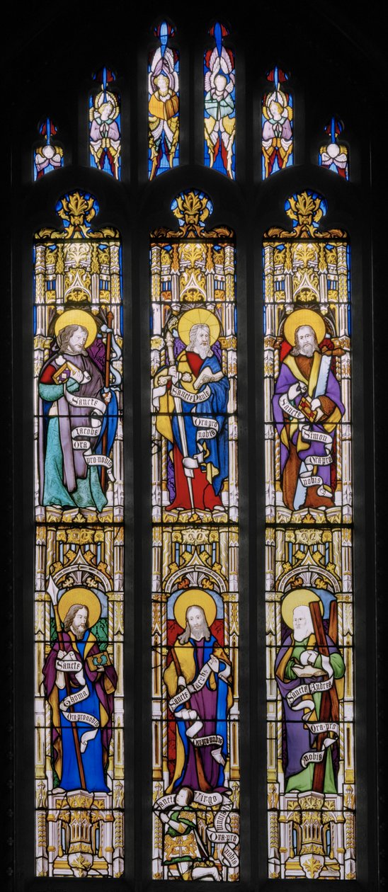الرسل ، 1837 (زجاج ملون) بواسطة Augustus Welby Northmore Pugin