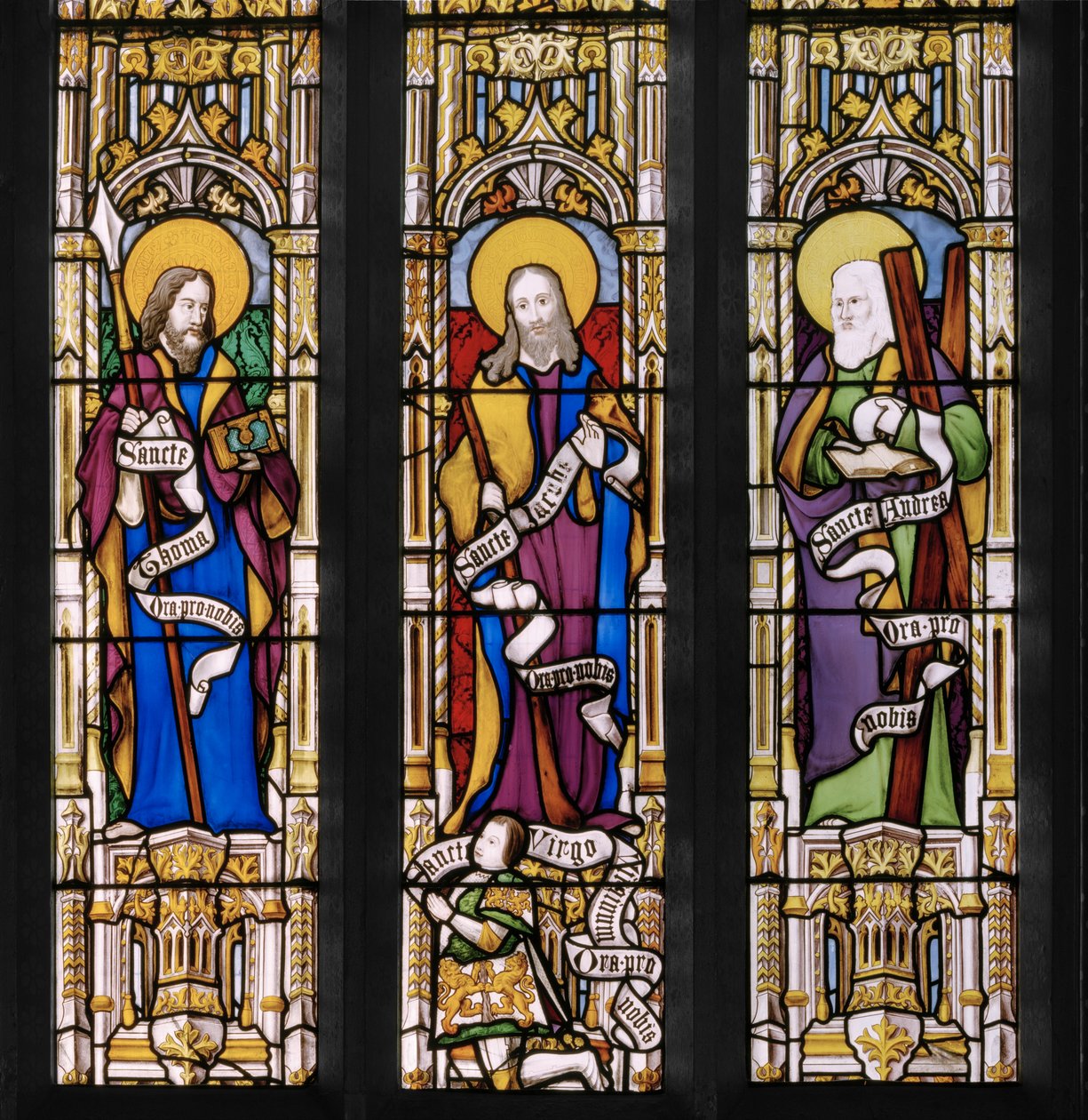 الرسل ، التفاصيل ، 1837 (زجاج ملون) بواسطة Augustus Welby Northmore Pugin