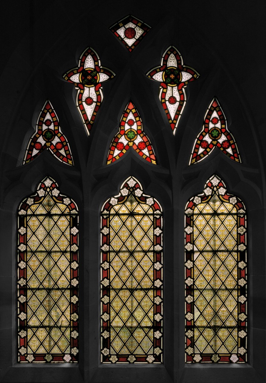 نافذة الدير ، 1846 (زجاج ملون) بواسطة Augustus Welby Northmore Pugin