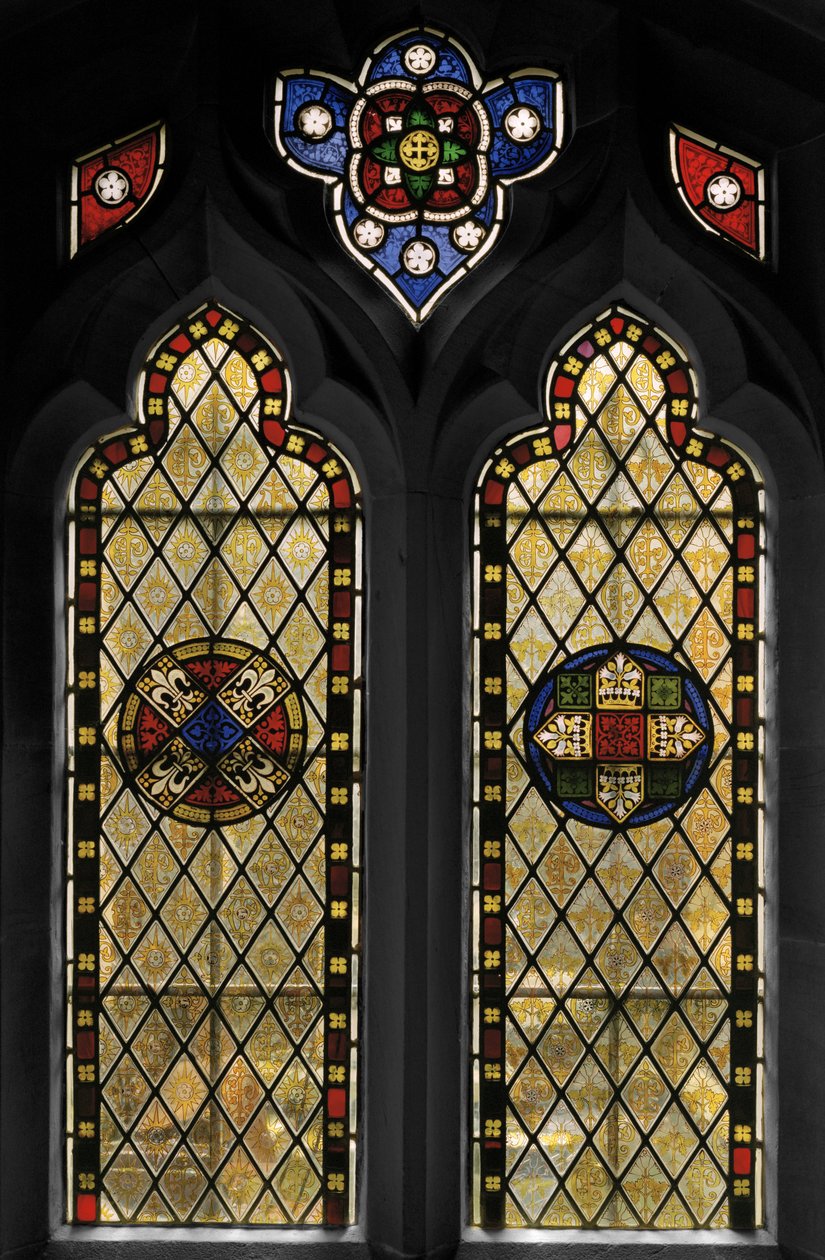 نافذة الدير ، 1846 (زجاج ملون) بواسطة Augustus Welby Northmore Pugin